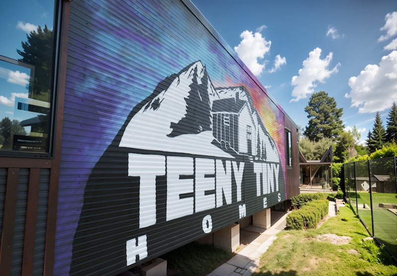 Teeny Tiny homes graphic home