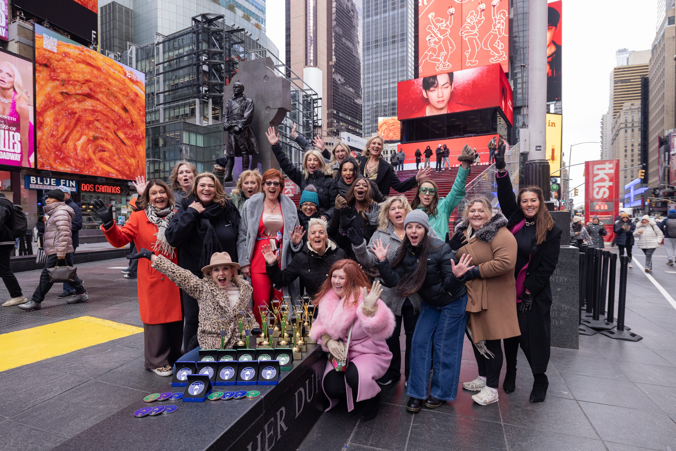 Times Square Group With Awards